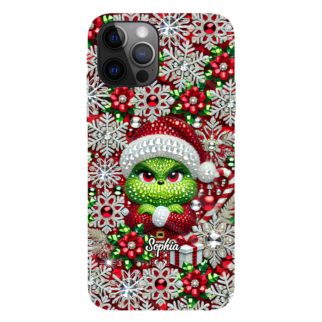 Merry Grinchmas - Personalized Stole Christmas Full Print Phone Case