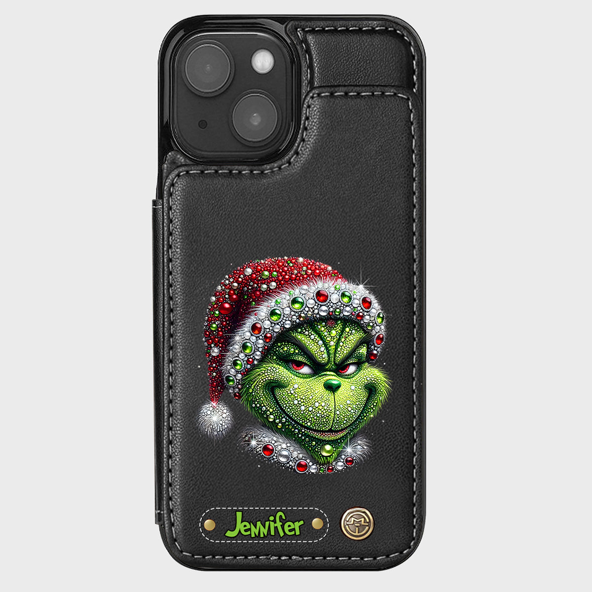 Merry Grinchmas - Personalized Stole Christmas Wallet Phone Case