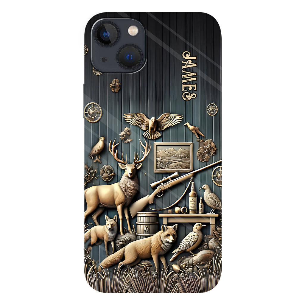 Étui de téléphone Vintage Tools - Illustration personnalisée de chasse