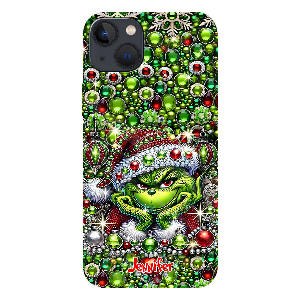 Joyeux Noël - Coque de téléphone personnalisée avec motif étole de Noël