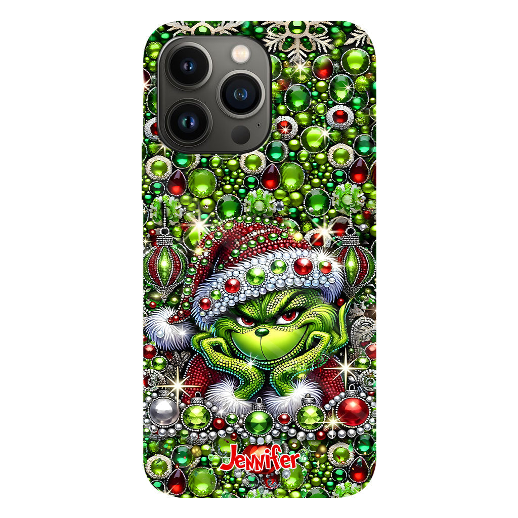 Joyeux Noël - Coque de téléphone personnalisée avec motif étole de Noël