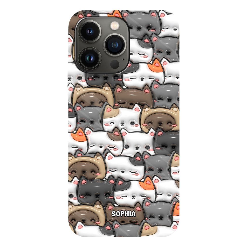 Oui, j'ai besoin de tous ces chats ! - Coque de téléphone personnalisée avec imprimé chat intégral