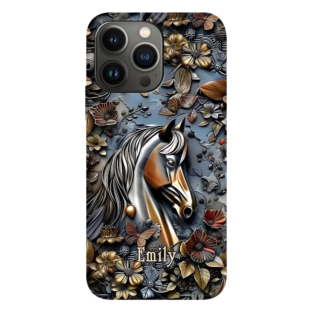 Stunning Horse - Personalized Horse Full Print Phone Case