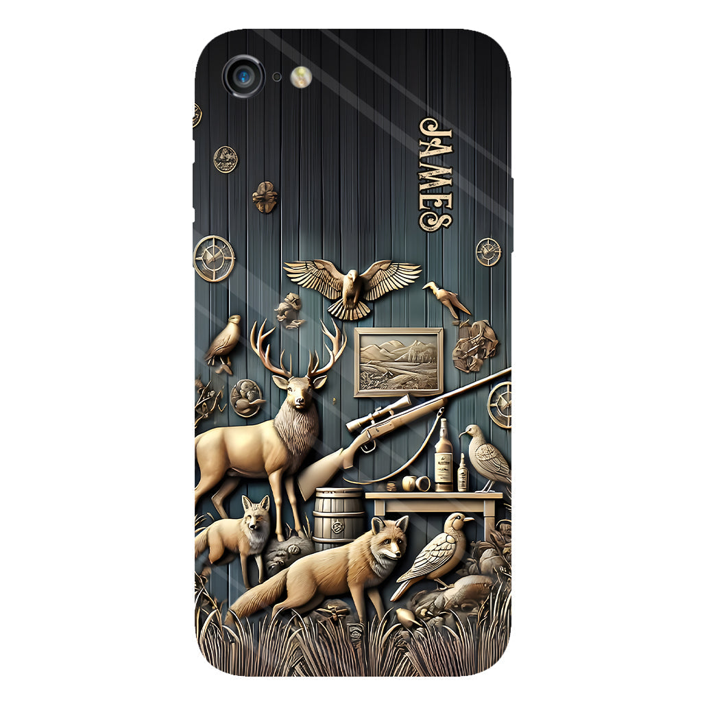 Étui de téléphone Vintage Tools - Illustration personnalisée de chasse