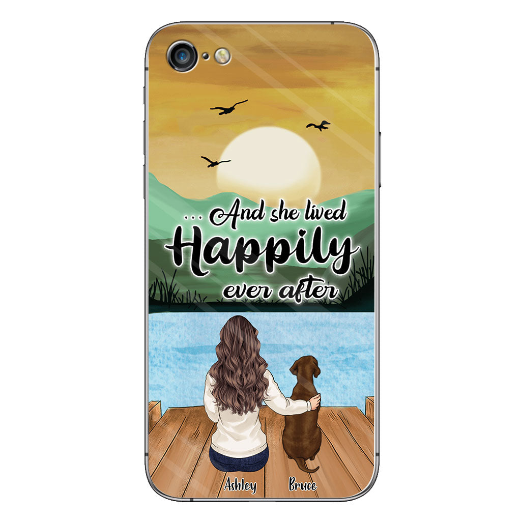 Coque de téléphone personnalisée pour la fête des mères avec un chien : « Tu m’as conquise dès le premier aboiement ! »