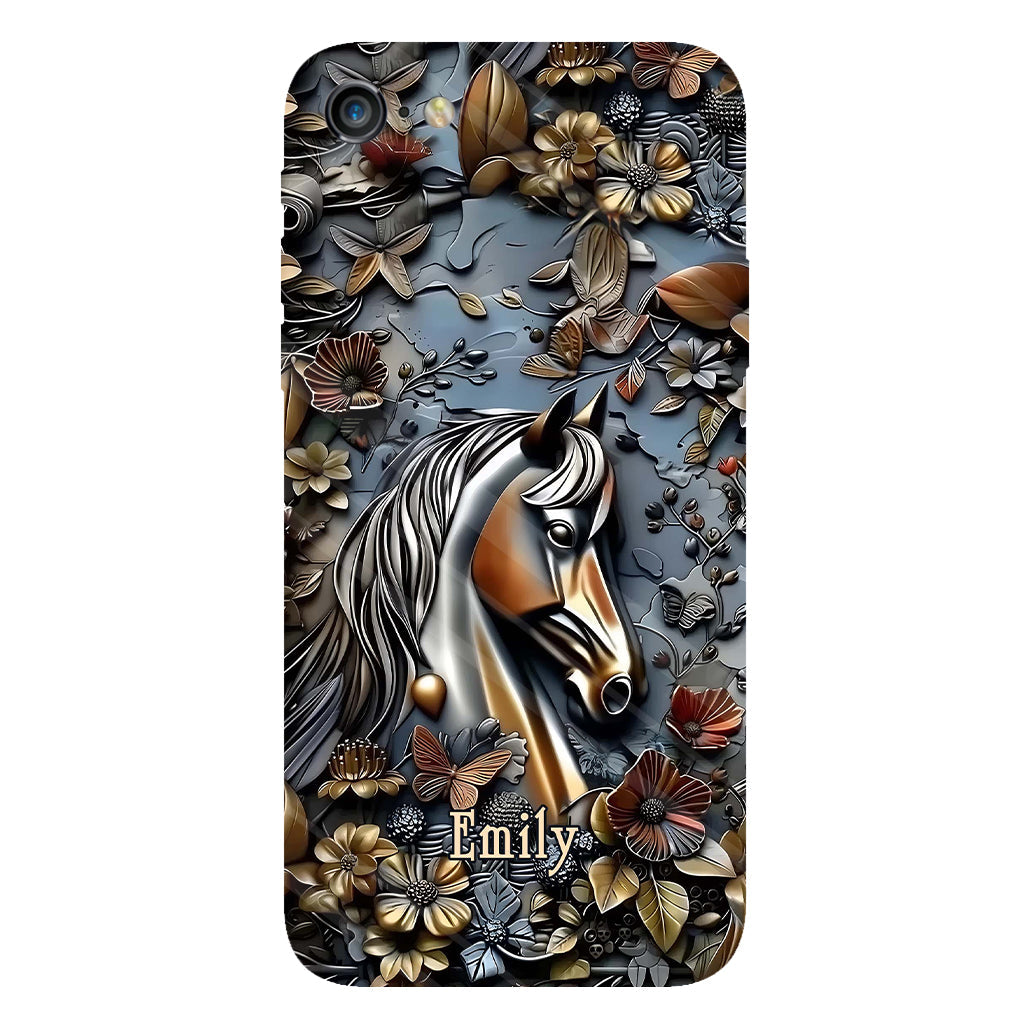 Stunning Horse - Personalized Horse Full Print Phone Case