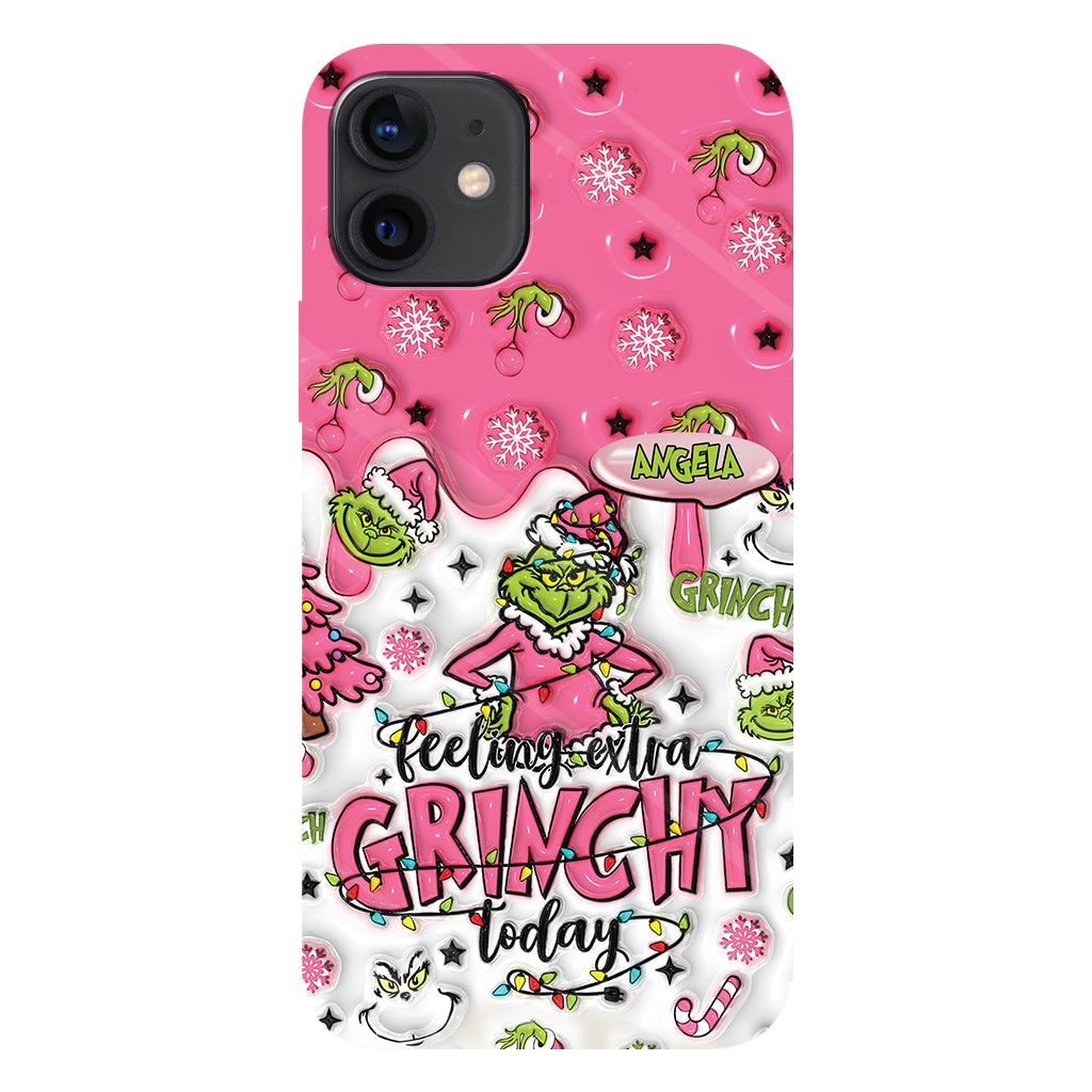 Extra Grinchy Today - Personalized Stole Christmas Full Print Phone Case