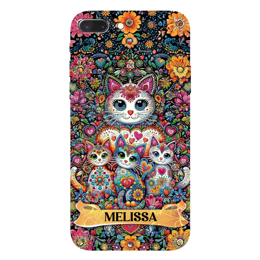 Magnifiques chats - Coque de téléphone personnalisée avec impression intégrale de chat