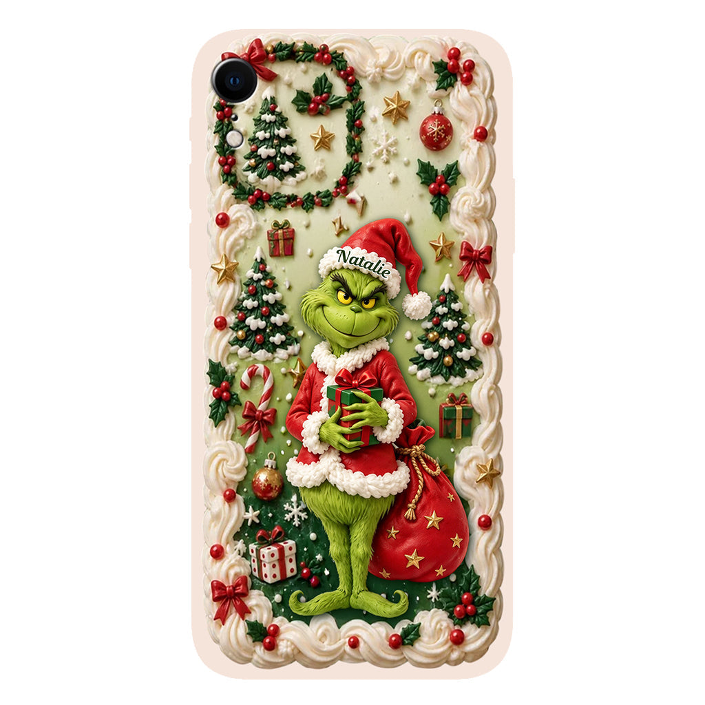 Merry Xmas - Personalized Stole Christmas Phone Case & Embroidered Lanyard