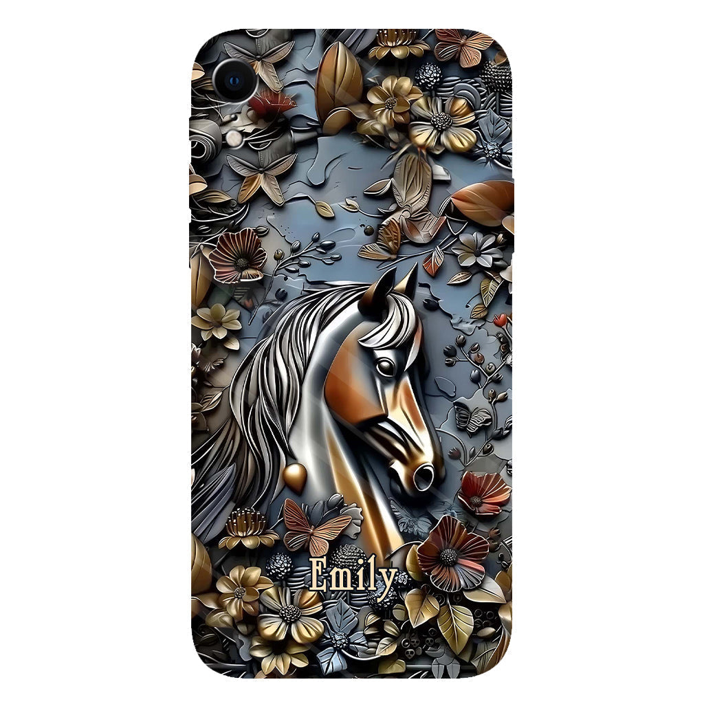 Stunning Horse - Personalized Horse Full Print Phone Case
