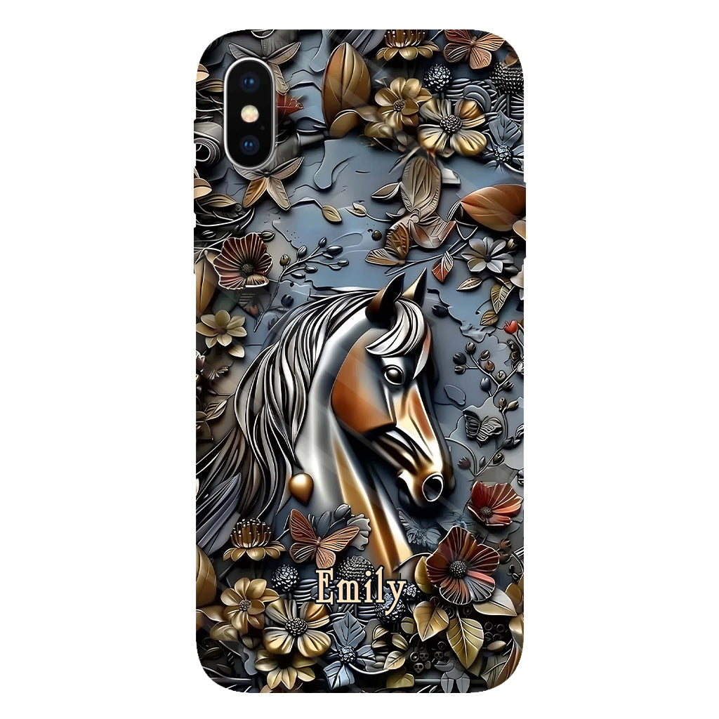 Stunning Horse - Personalized Horse Full Print Phone Case
