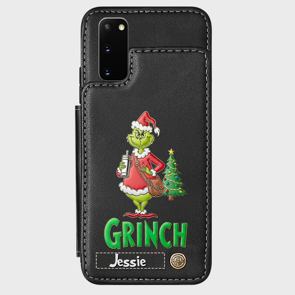 Merry Grinchmas - Personalized Stole Christmas Wallet Phone Case