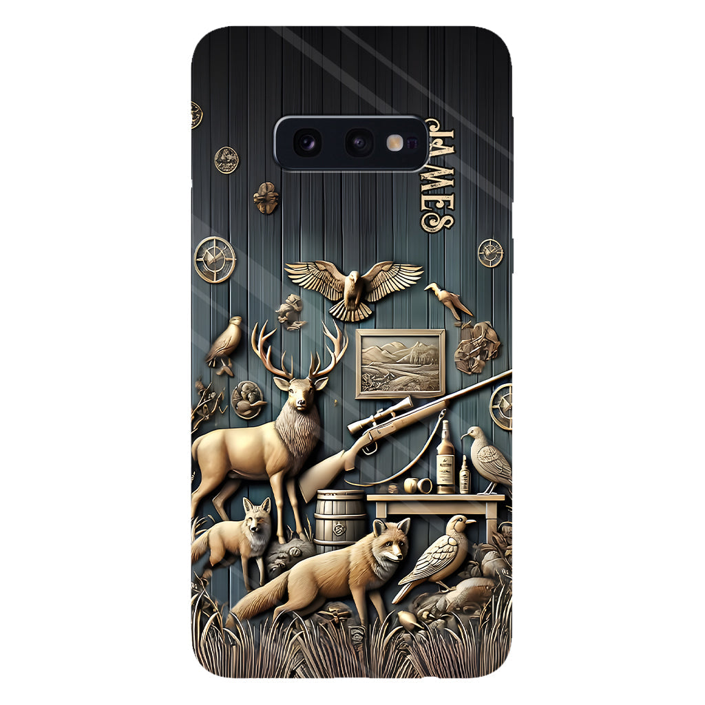 Étui de téléphone Vintage Tools - Illustration personnalisée de chasse