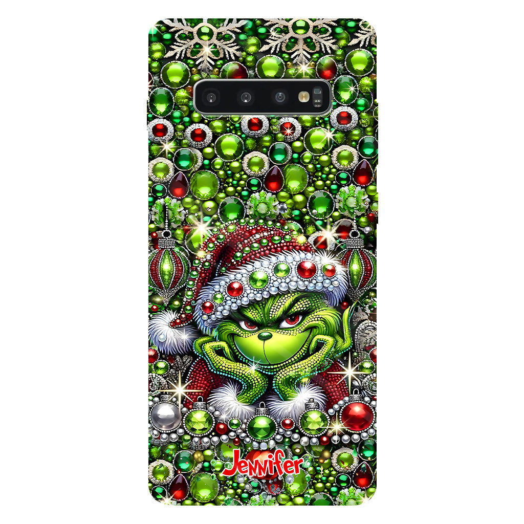 Joyeux Noël - Coque de téléphone personnalisée avec motif étole de Noël