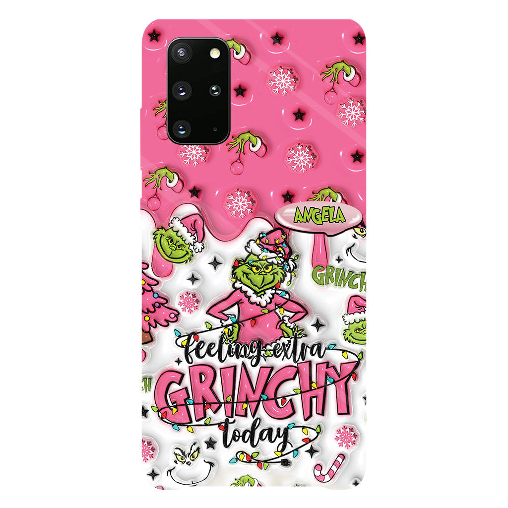 Extra Grinchy Today - Personalized Stole Christmas Full Print Phone Case