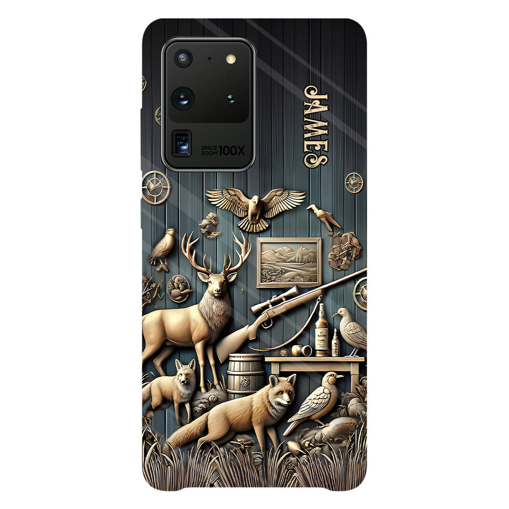 Étui de téléphone Vintage Tools - Illustration personnalisée de chasse