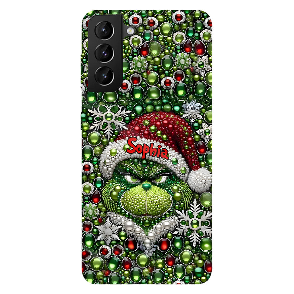 Merry Grinchmas - Personalized Stole Christmas Full Print Phone Case