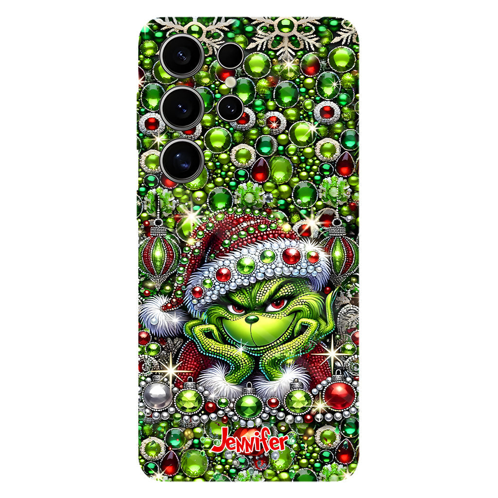 Joyeux Noël - Coque de téléphone personnalisée avec motif étole de Noël