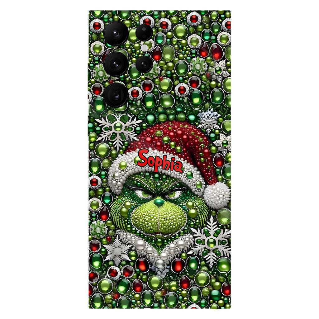Merry Grinchmas - Personalized Stole Christmas Full Print Phone Case