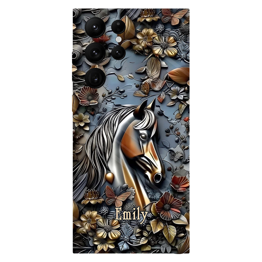 Stunning Horse - Personalized Horse Full Print Phone Case