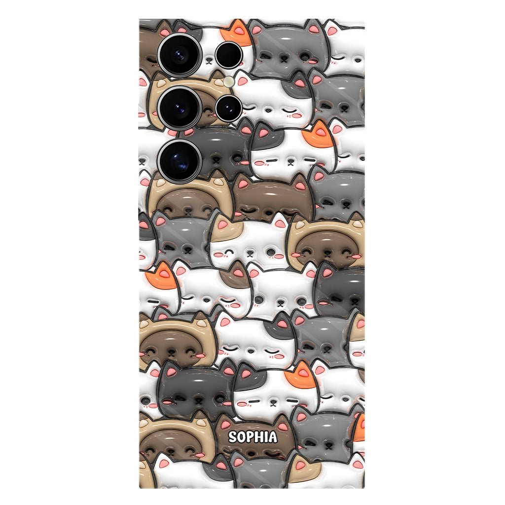 Oui, j'ai besoin de tous ces chats ! - Coque de téléphone personnalisée avec imprimé chat intégral
