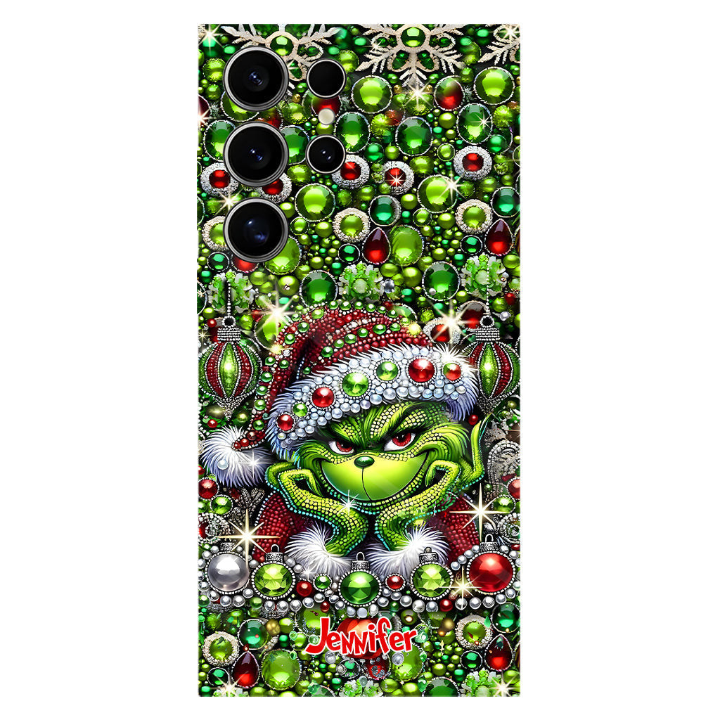 Joyeux Noël - Coque de téléphone personnalisée avec motif étole de Noël