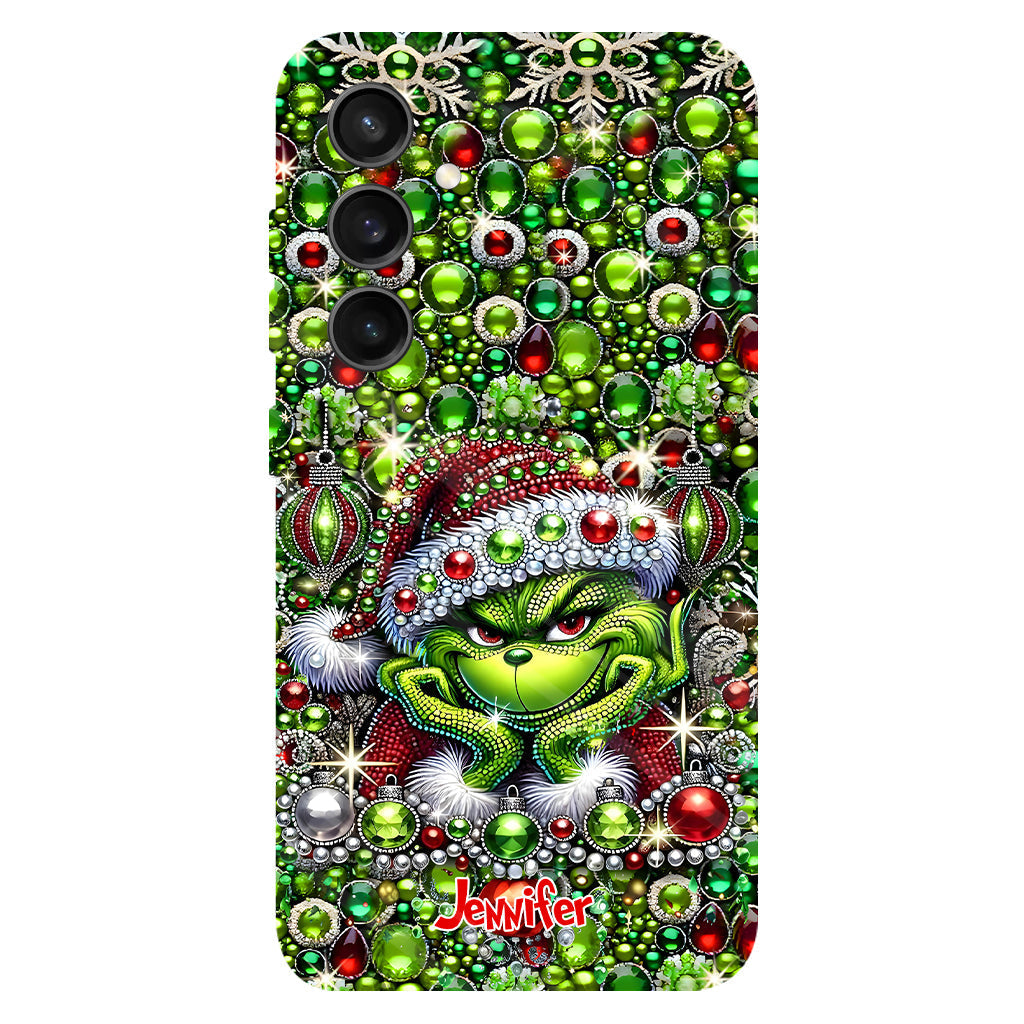 Joyeux Noël - Coque de téléphone personnalisée avec motif étole de Noël