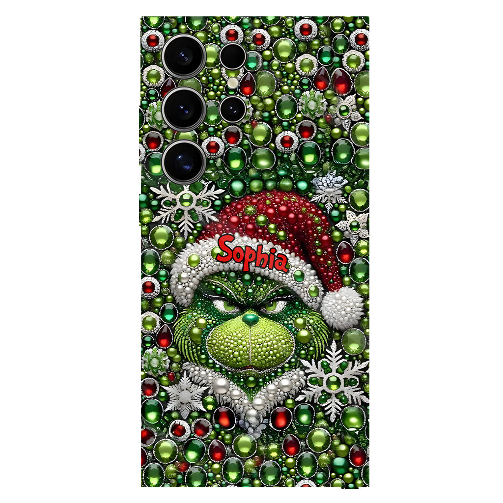 Merry Grinchmas - Personalized Stole Christmas Full Print Phone Case