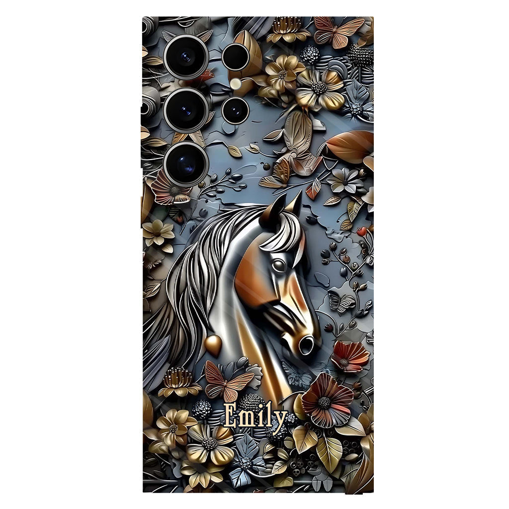 Stunning Horse - Personalized Horse Full Print Phone Case