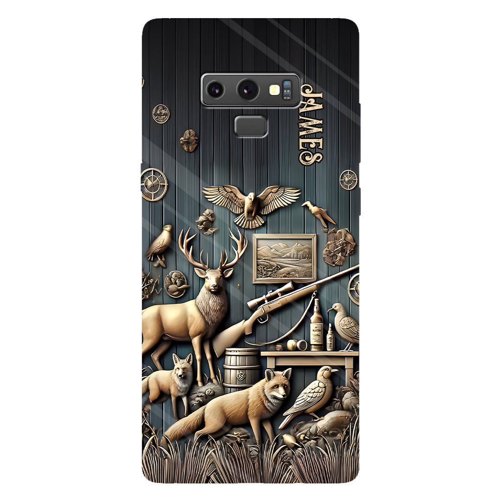 Étui de téléphone Vintage Tools - Illustration personnalisée de chasse