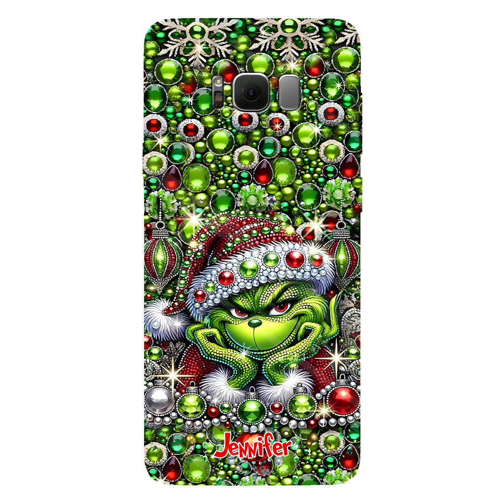 Joyeux Noël - Coque de téléphone personnalisée avec motif étole de Noël