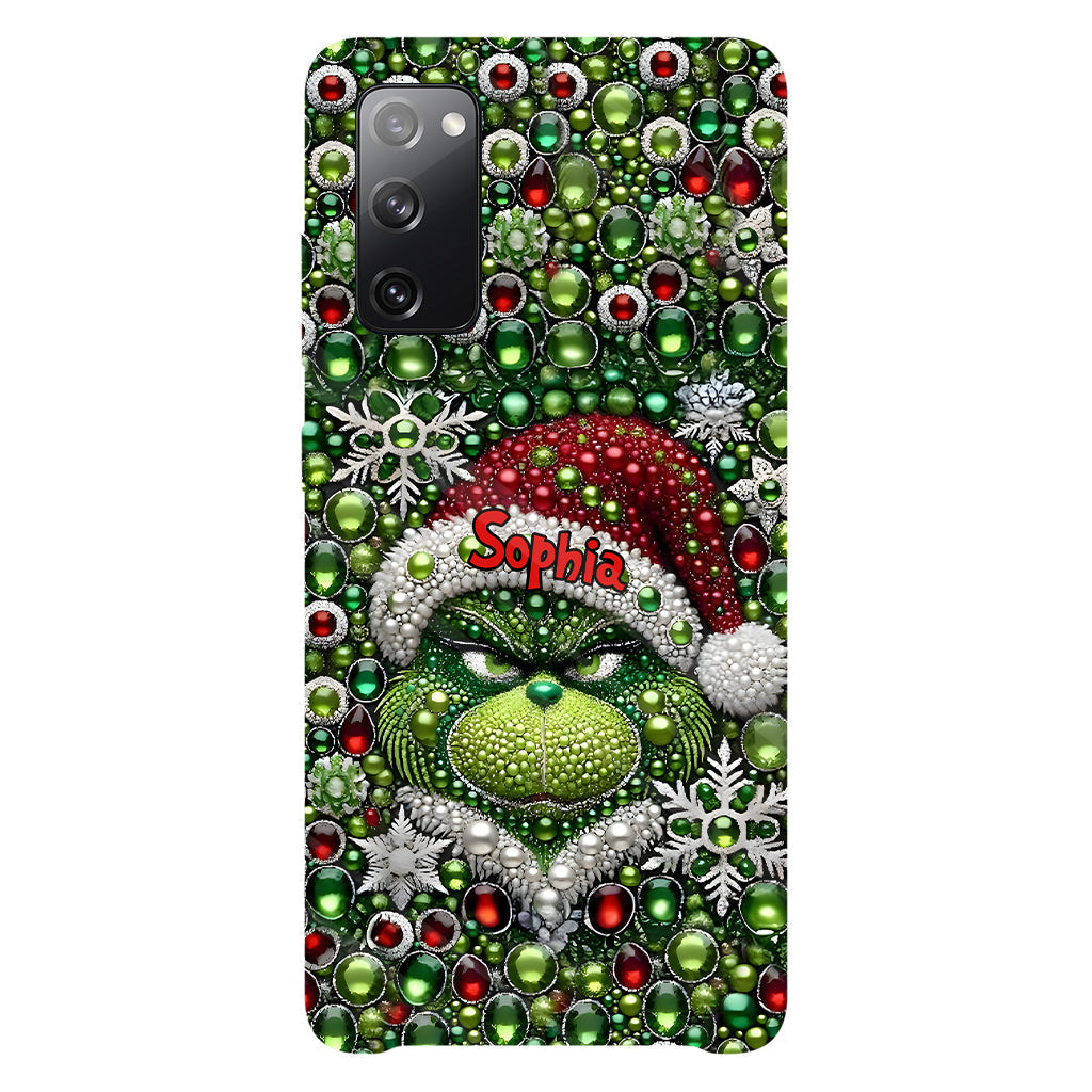 Merry Grinchmas - Personalized Stole Christmas Full Print Phone Case