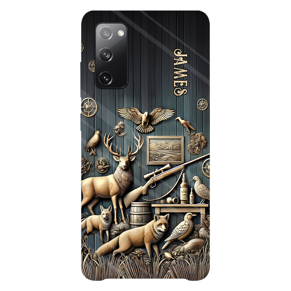 Étui de téléphone Vintage Tools - Illustration personnalisée de chasse