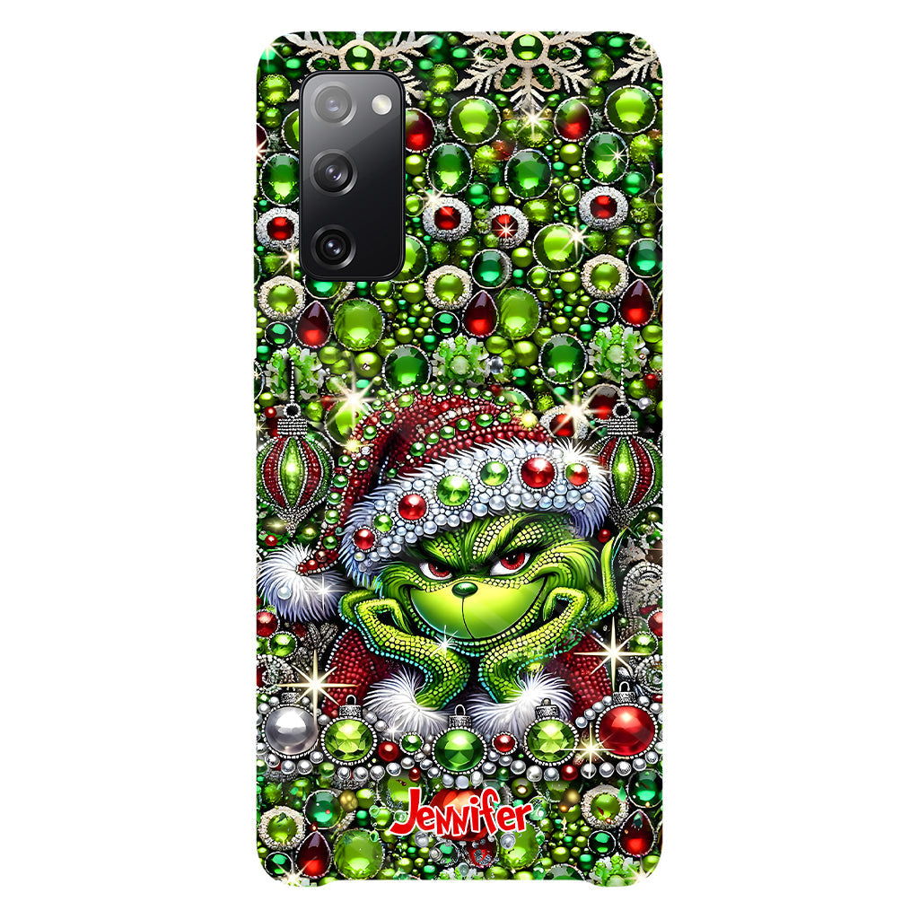 Joyeux Noël - Coque de téléphone personnalisée avec motif étole de Noël