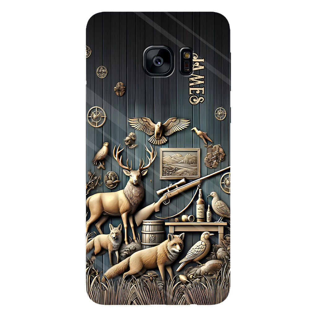 Étui de téléphone Vintage Tools - Illustration personnalisée de chasse