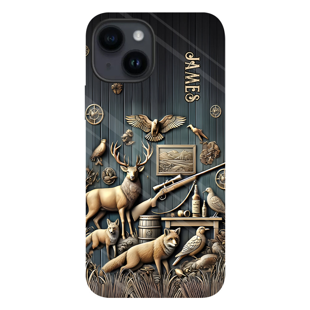 Étui de téléphone Vintage Tools - Illustration personnalisée de chasse