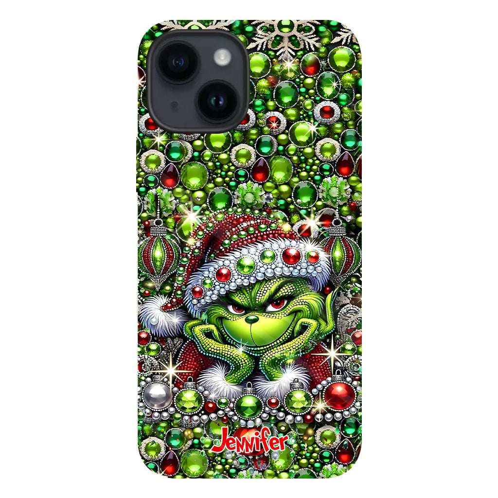 Joyeux Noël - Coque de téléphone personnalisée avec motif étole de Noël