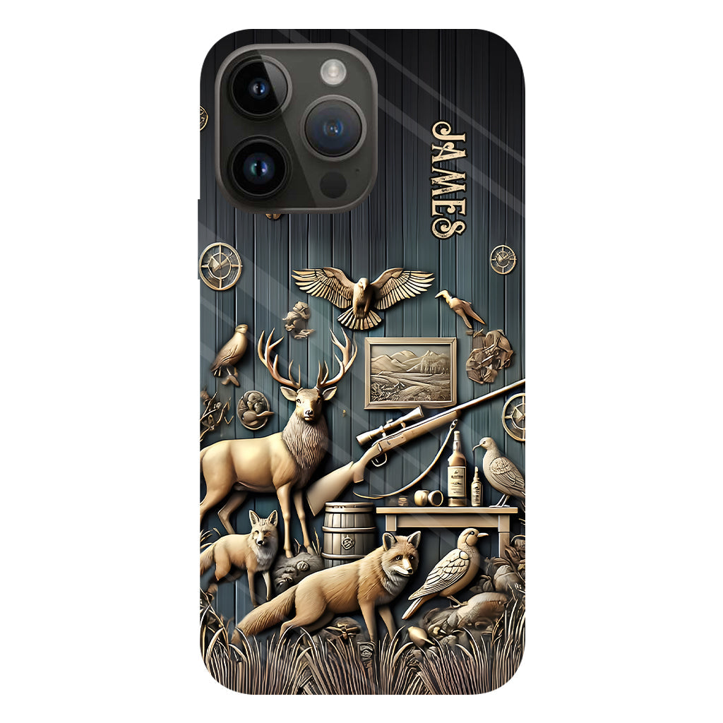 Étui de téléphone Vintage Tools - Illustration personnalisée de chasse
