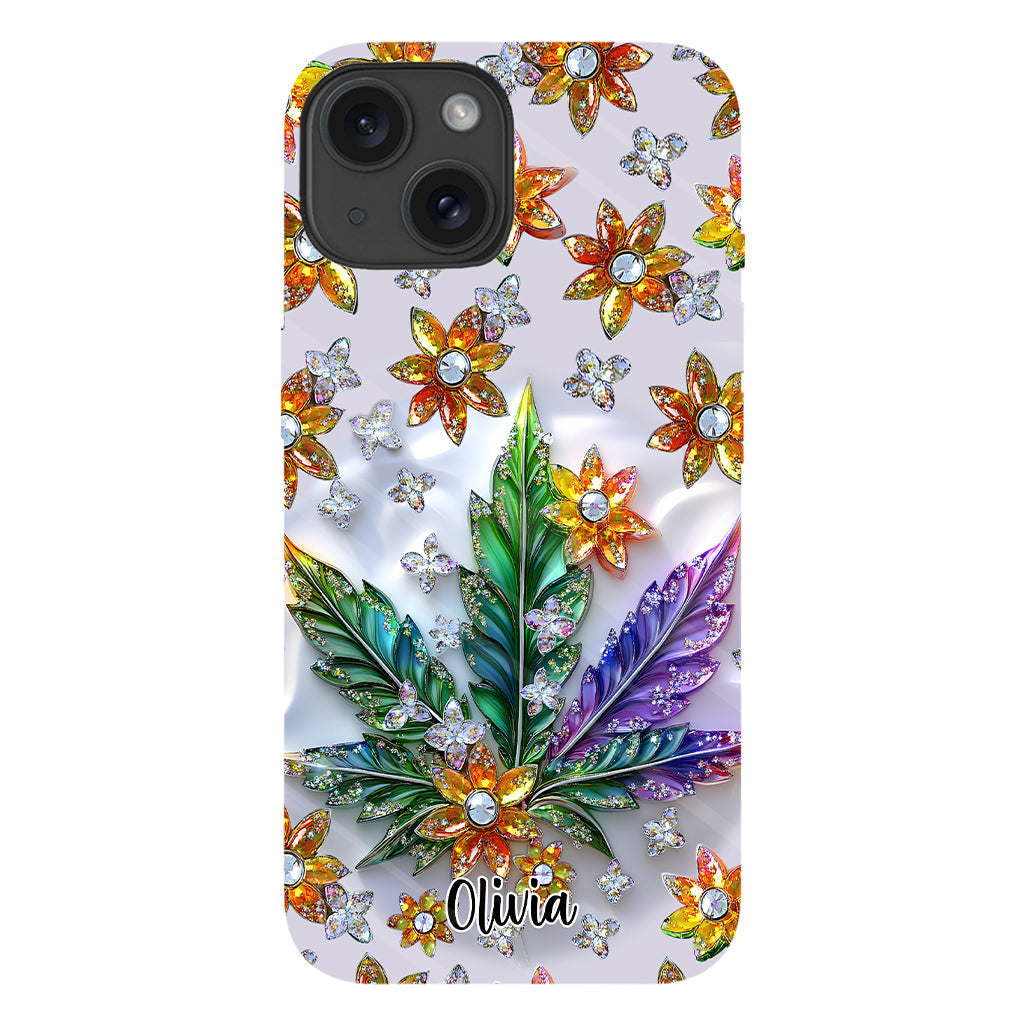 Beautiful Leaf - Personalized Weed Full Print Phone Case