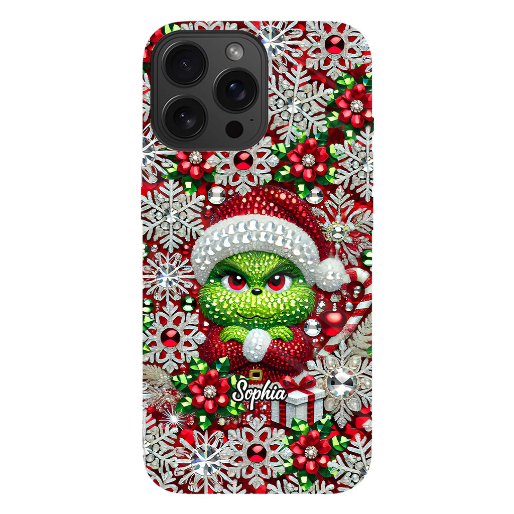 Merry Grinchmas - Personalized Stole Christmas Full Print Phone Case