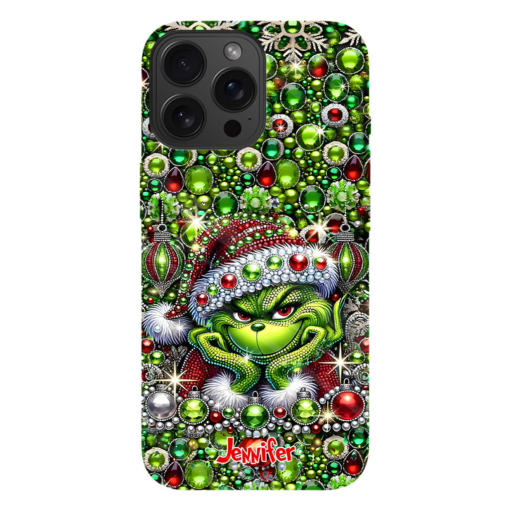 Joyeux Noël - Coque de téléphone personnalisée avec motif étole de Noël
