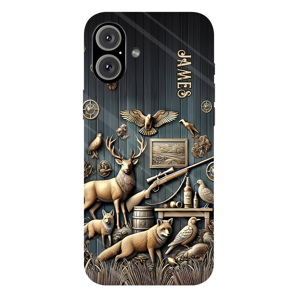 Étui de téléphone Vintage Tools - Illustration personnalisée de chasse
