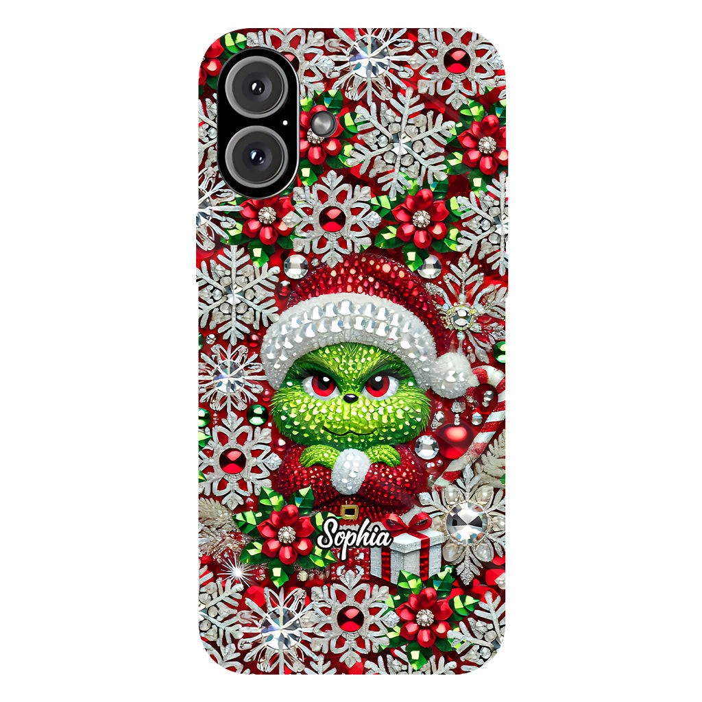 Merry Grinchmas - Personalized Stole Christmas Full Print Phone Case