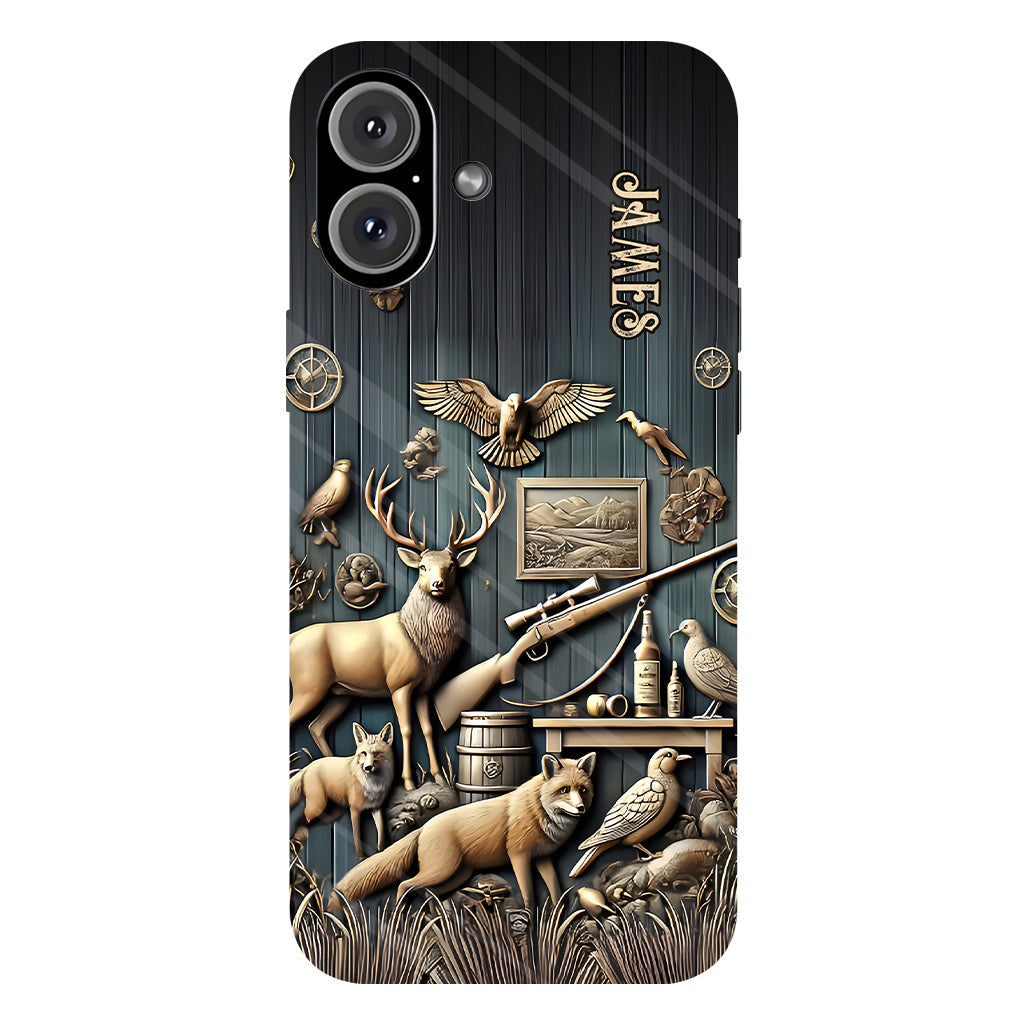 Étui de téléphone Vintage Tools - Illustration personnalisée de chasse