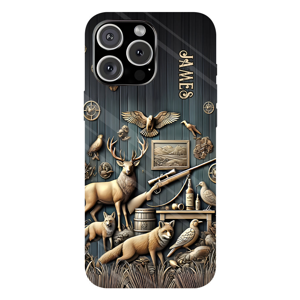 Étui de téléphone Vintage Tools - Illustration personnalisée de chasse